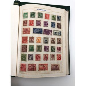 Two vintage world stamp albums including New Zealand and…