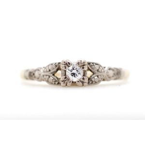Art Deco diamond only rings - price guide and values