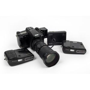 Sony Camera Collection 1980s Sony Mavica Still Video Cameras Collection with Accessories ...