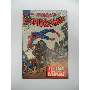 Comic, The Amazing spider-man #43 - Rhino on the Rampage!…