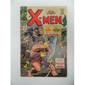 Comic, X-Men #38, November 1967, Marvel the Blob, the Vanisher,…