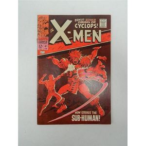 Comic, X-Men #41, February 1968, Marvel origin Cyclops! very…