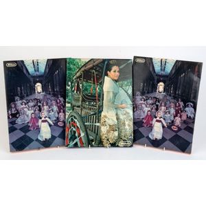 Nippon Kogaku: three 28.5 x 38 cm free-standing point-of-sale…