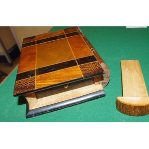 Wooden book box with secret compartment suitable for jewellery…