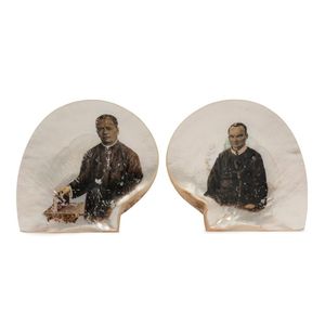 Broome Western Australian Interest: Pair of pearl shell…