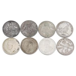 Eight Australian florins, various dates, 1914 - 1960, one…