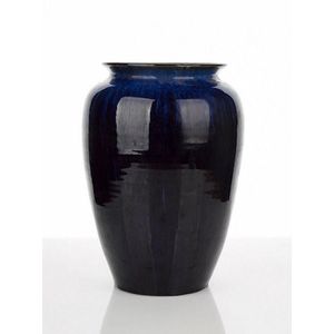 Denby Blue Ceramic Vase from Orlando Brown Collection - Denby - Ceramics