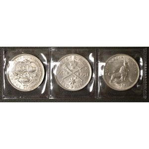 Three commemorative Australian florins comprising of 1927, 1951…