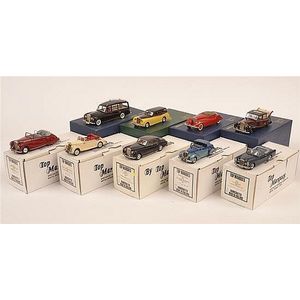 9 Top Marques (England) models, mostly limited editions,…