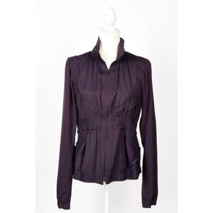 Vintage Yves Saint Laurent Rive Gauche Paris Wool Skirt Purple w