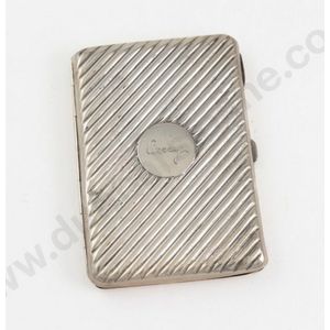 Antique sterling silver cigarette cases - price guide and values