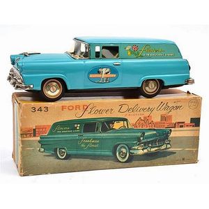 Rare Bandai (Japan) 343 Ford flower delivery wagon friction…