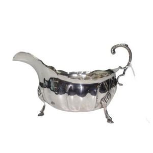 Match Large Pewter Gravy Boat