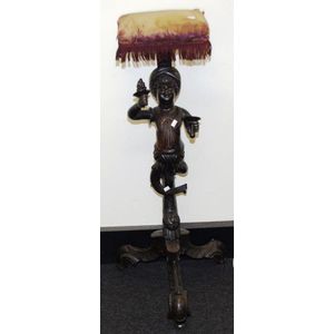 Early 19th century Venetian blackamoors stand height 95 cm