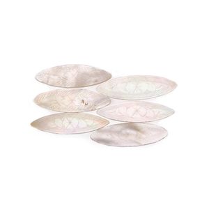 Group of 44 Chinese mother of pearl Gaming Counters. Depicting…