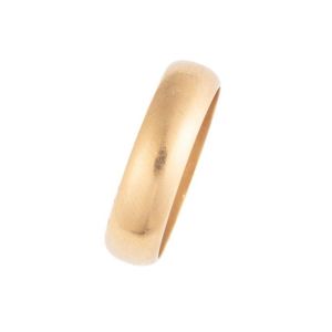 18ct half round wedder