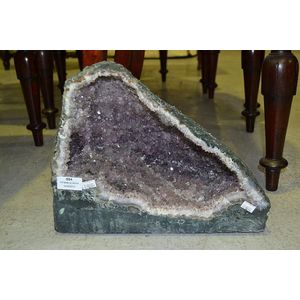 Amethyst cathedral, approx 26 cm x 33.5 cm wide