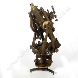 Victorian brass theodolite by Troughton & Simms London, in…