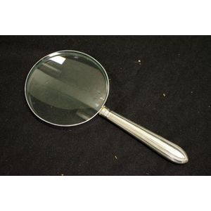 Sterling silver handle magnifying glass 19 cm long