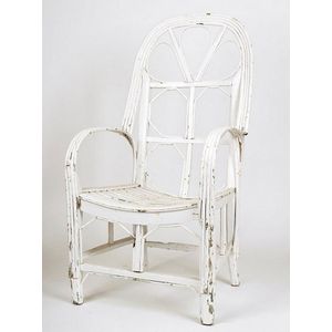 White Cane Armchair from Howell and Howell - Seating - Singles/Pairs