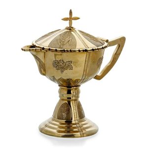An Australian silver gilt ecclesiastical ewer, by James Steeth…