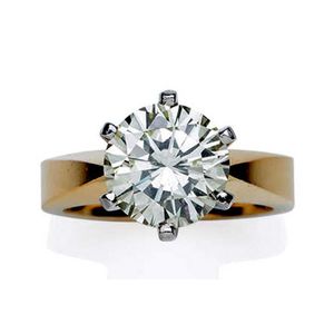 4.01ct Diamond Single-Stone Ring with GSL Report - Rings - Jewellery