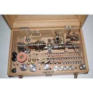 .6 cm Lorch D-bed lathe with wide range of accessories, almost…
