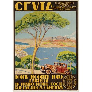 Mariano Bertuchi (Spanish 1885-1965), Cevta, printed by Lit. S.…