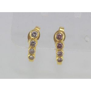 18ct Gold & Diamond Earrings - 3g Weight - Earrings - Jewellery