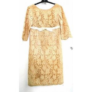 1950s cream lace cocktail dress together with black cotton and&hellip;
