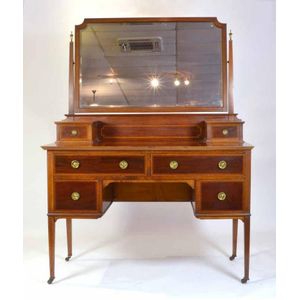 Sheraton style Edwardian dressing table, early 20th century,&hellip;