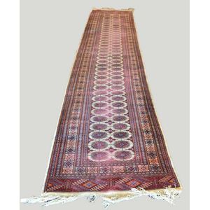 Mori Bokhara floor runner, 440 x 78 cm