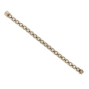 Fancy 14ct Gold Link Bracelet - 190mm Length - Bracelets/Bangles ...