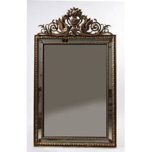 Antique mirrors - 19th Century - Louis Philippe with crest