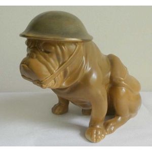 Royal Doulton Porcelain 'Old Bill' bulldog HN146 dressed in&hellip;