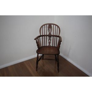 A fine English elm Windsor spindle back elbow chair. Purchased&hellip;