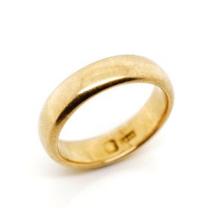 18ct Yellow Gold Ring with Rollason Mark, Size K-L - Rings - Jewellery