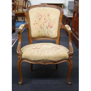 Baby Blue French Louis Armchair - Englanderline