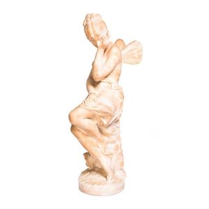 Cesare Lapini (Florence, Italy, 1848-1893), A carved marble…