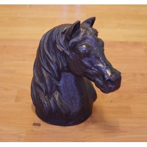 Equestrian Vintage 1994, Heavy Pewter , Sculptured, 3d Horse Head