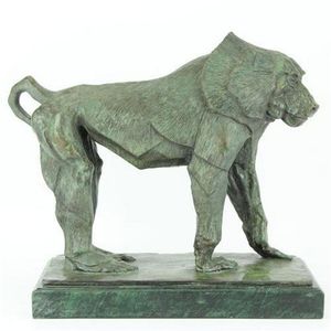 Bronze figure of a Hamadryas Baboon, after Rembrandt Bugatti…