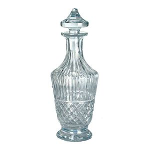 A Waterford cut crystal Tramore pattern decanter, the tapered…