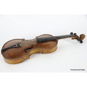 A vintage cased violin, early 20th century, the violin made…