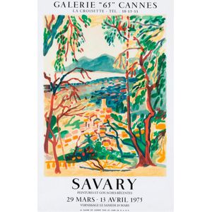 After Rober Savary (French 1920-2000) Galerie '65' Cannes…