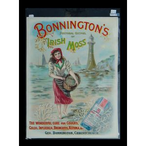 Bonnington's Irish moss poster. Polychrome poster (52 x 41 cm).…