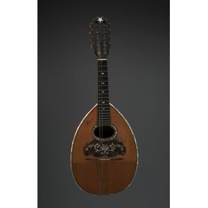 French mandolin, by Phrynis, circa 1900, flat back design, with…