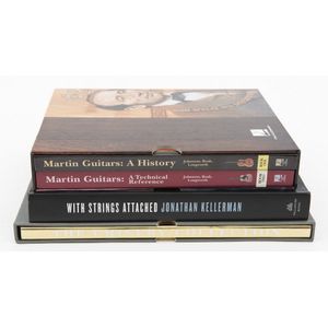 Four reference books on guitar history and Collections, Martin…