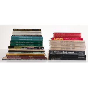 A collection of reference books on Banjos and Mandolins,…
