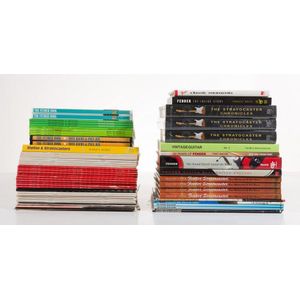 A collection of books on fender Guitars, including duplicate…