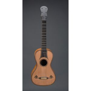 French guitar, by Roudhloff, Paris, circa 1820, marked 'C.…